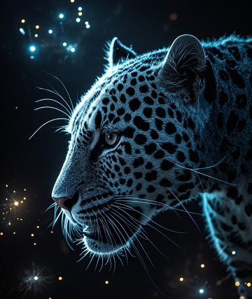 粒子组成的豹子3