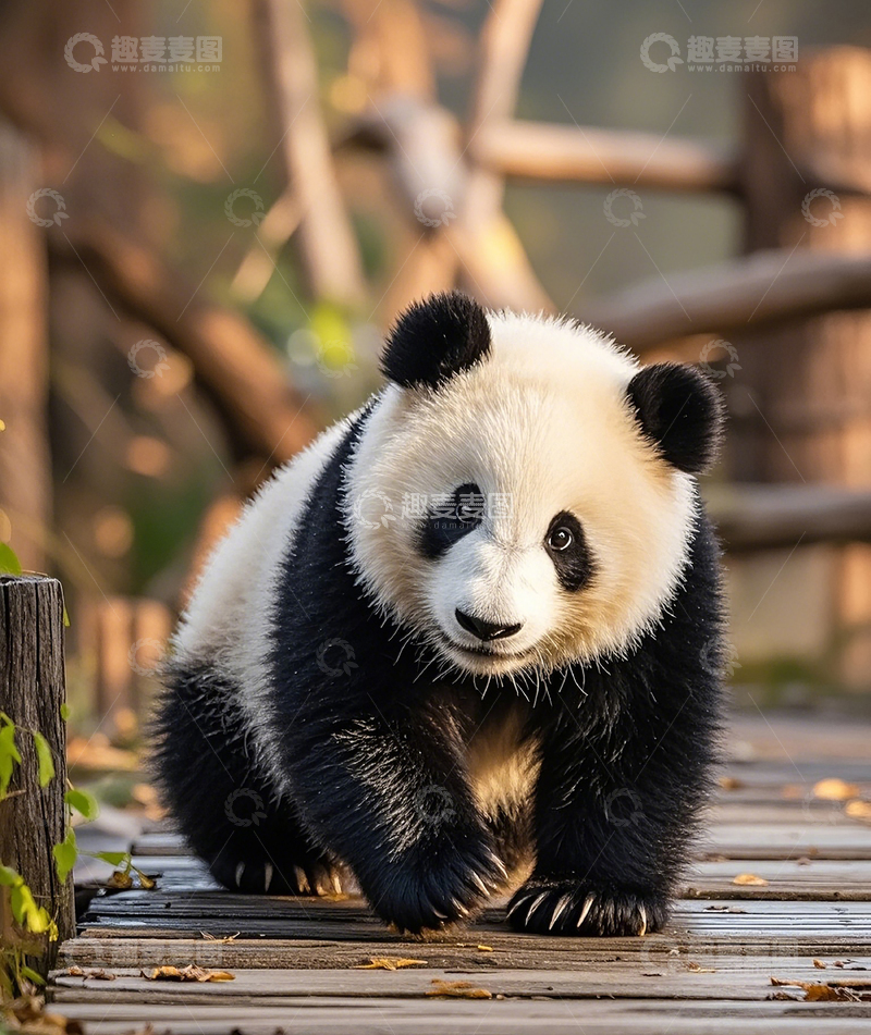 高清大图下载【趣麦麦图】大熊猫6