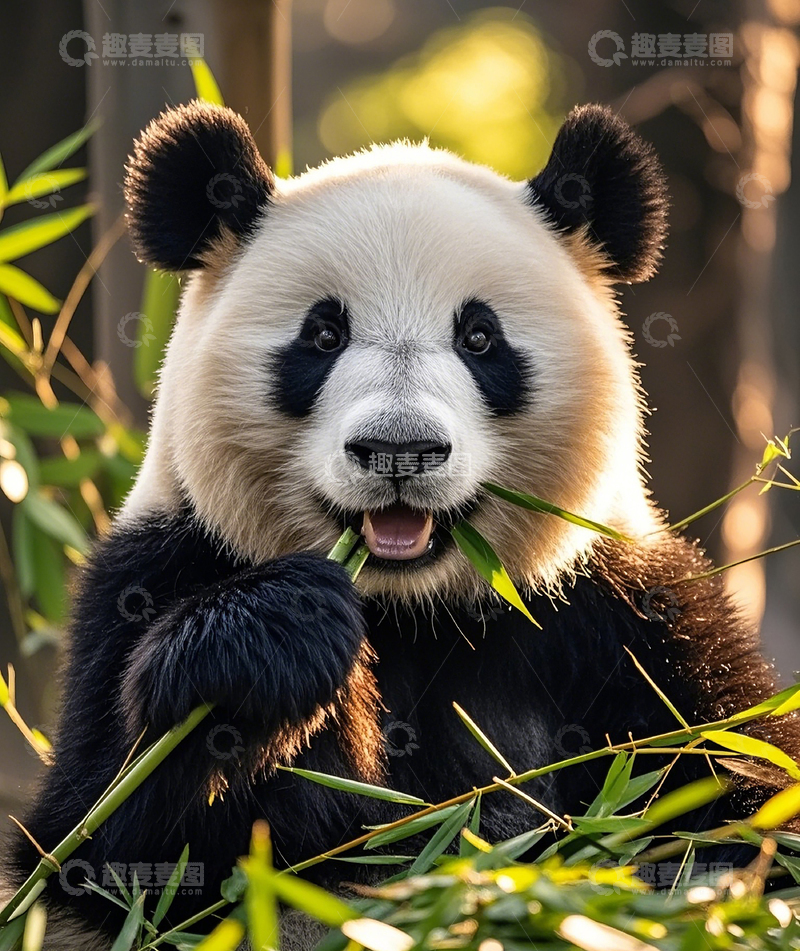 高清大图下载【趣麦麦图】大熊猫3