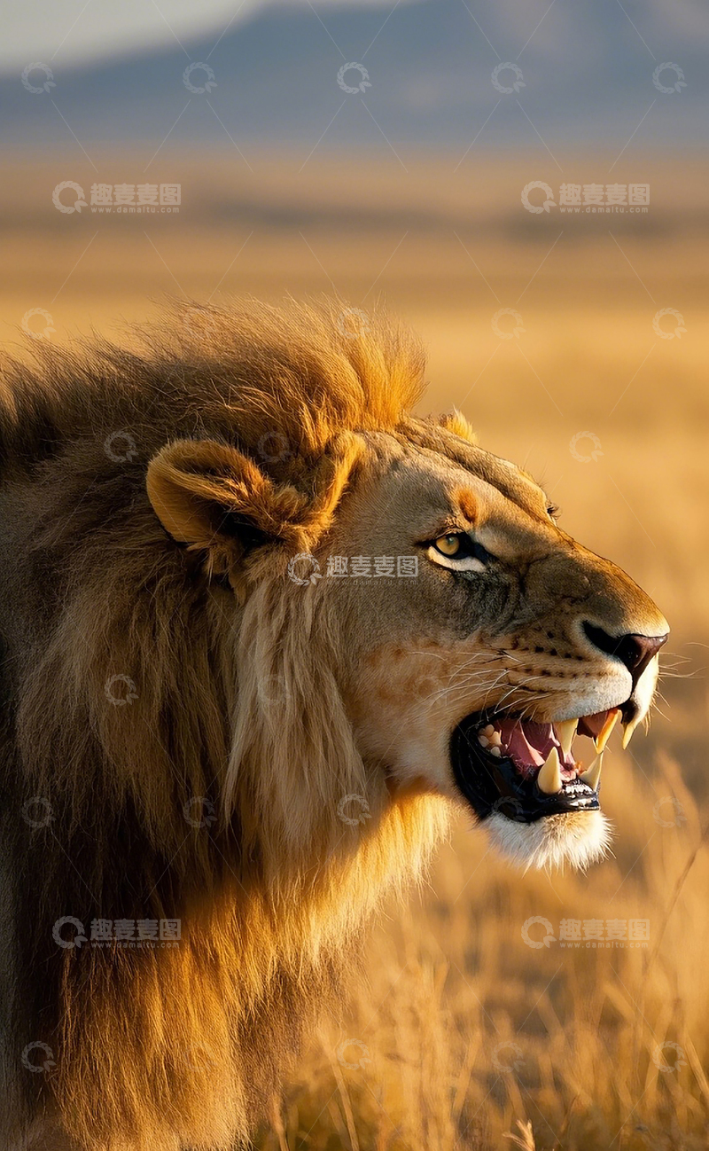 高清大图下载【趣麦麦图】狮子4