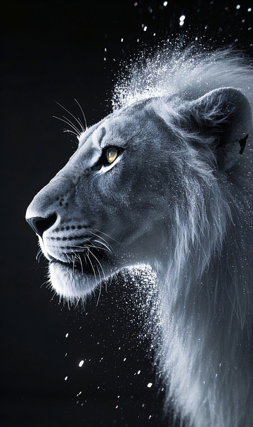 粒子组成的狮子2