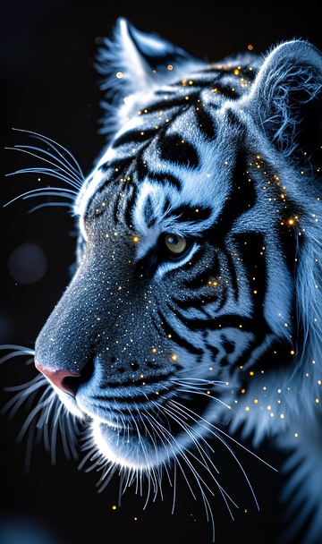 粒子组成的老虎1