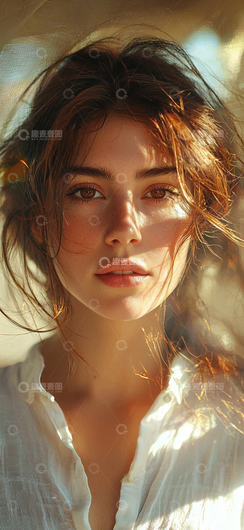高清大图下载【趣麦麦图】欧美美女模特摄影图