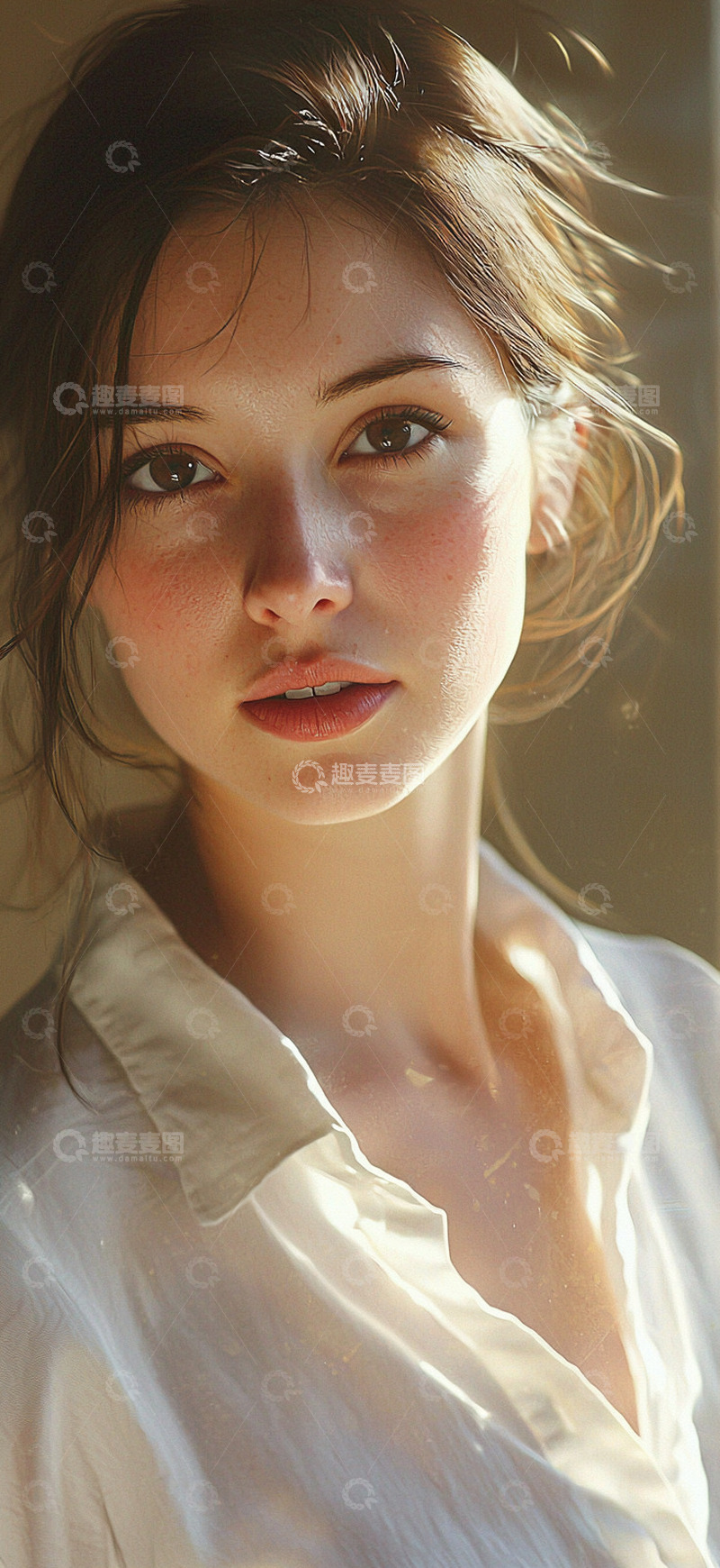 高清大图下载【趣麦麦图】欧美美女模特摄影图1