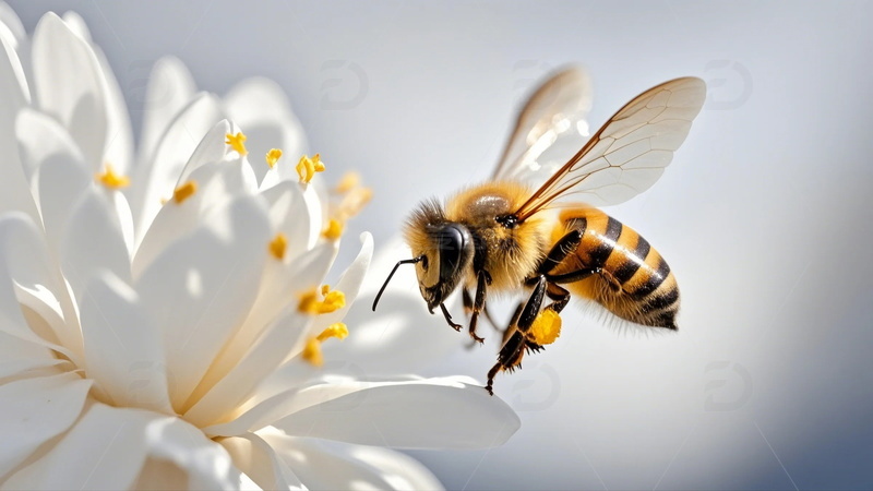 高清大图下载【趣麦麦图】蜜蜂摄影图