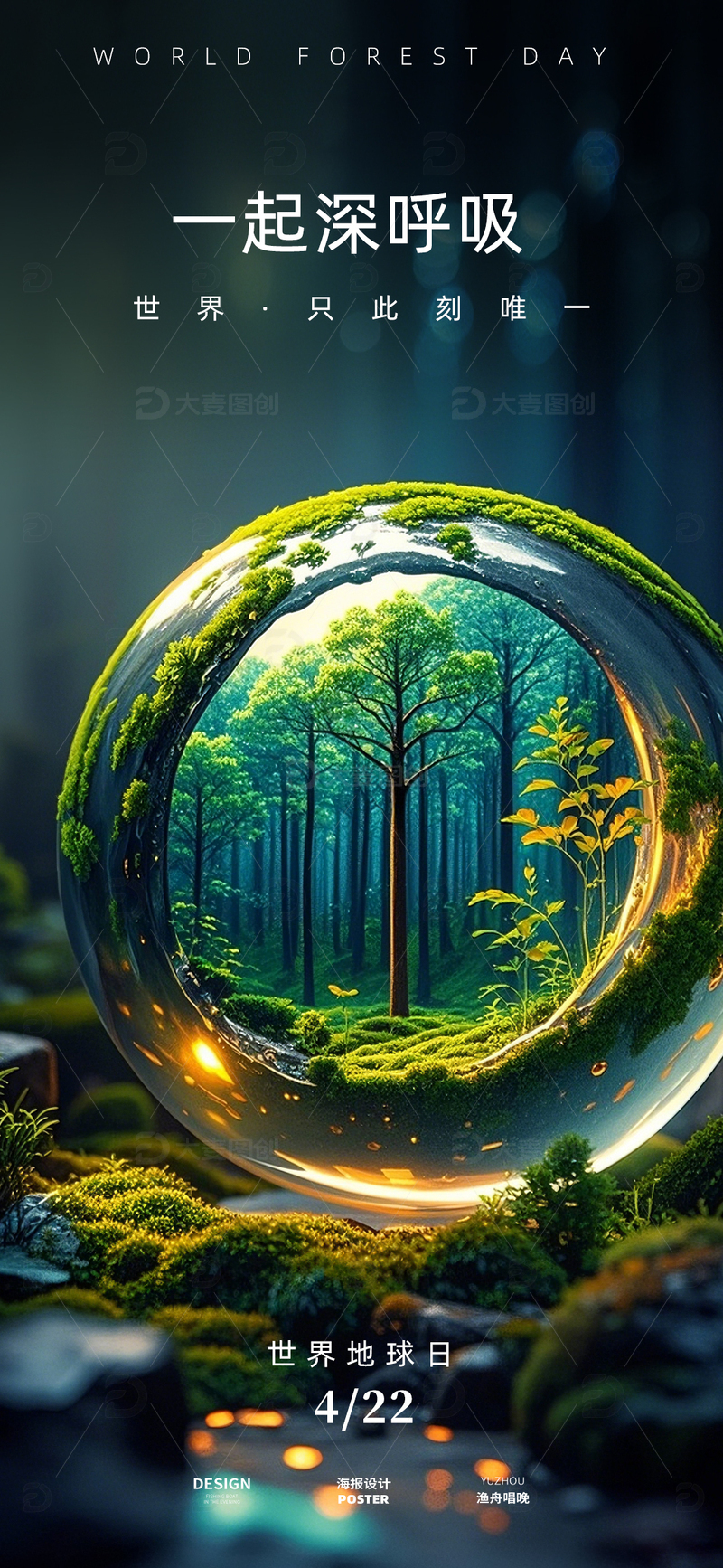 地球日设计海报2