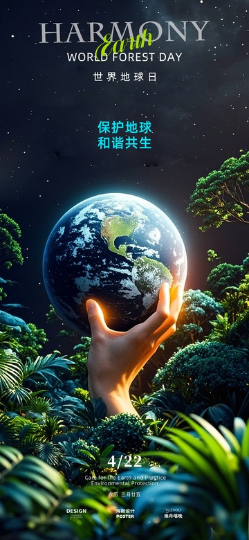 地球日设计海报