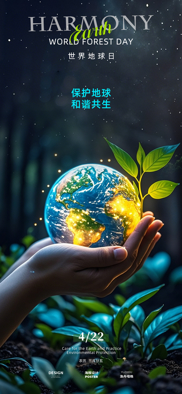 地球日设计海报1