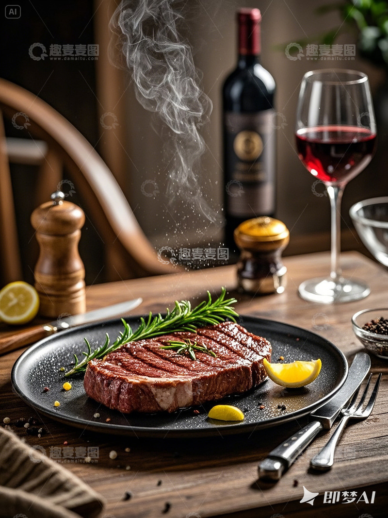 高清大图下载【趣麦麦图】西餐牛排意面美食杂志摄影图4