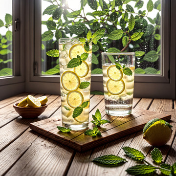 晨光下的柠檬水8