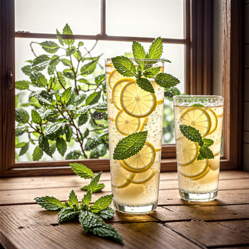 晨光下的柠檬水6