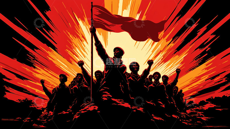 高清大图下载【趣麦麦图】创意卡通手绘劳动节插画1