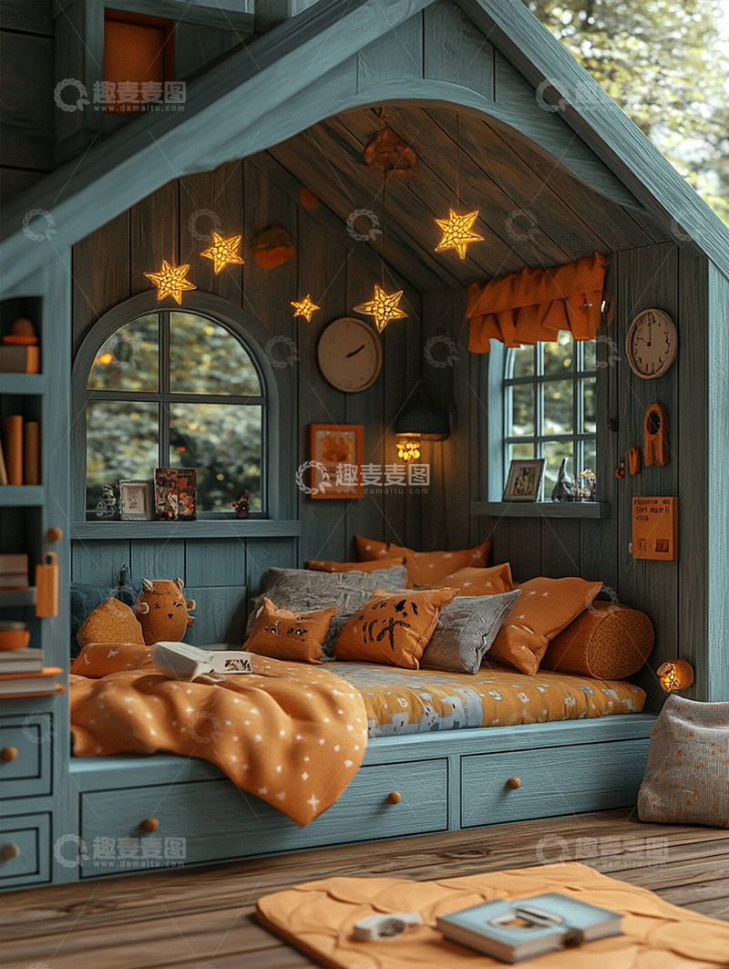 高清大图下载【趣麦麦图】唯美梦幻迷你小屋37