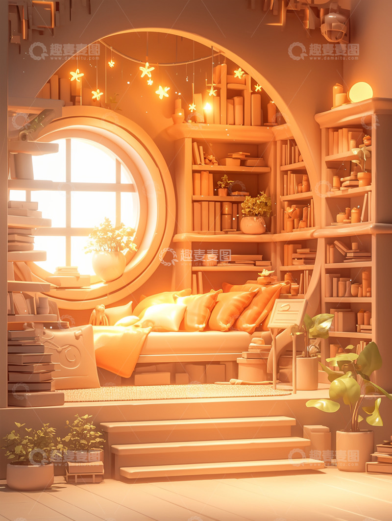 高清大图下载【趣麦麦图】唯美梦幻迷你小屋26