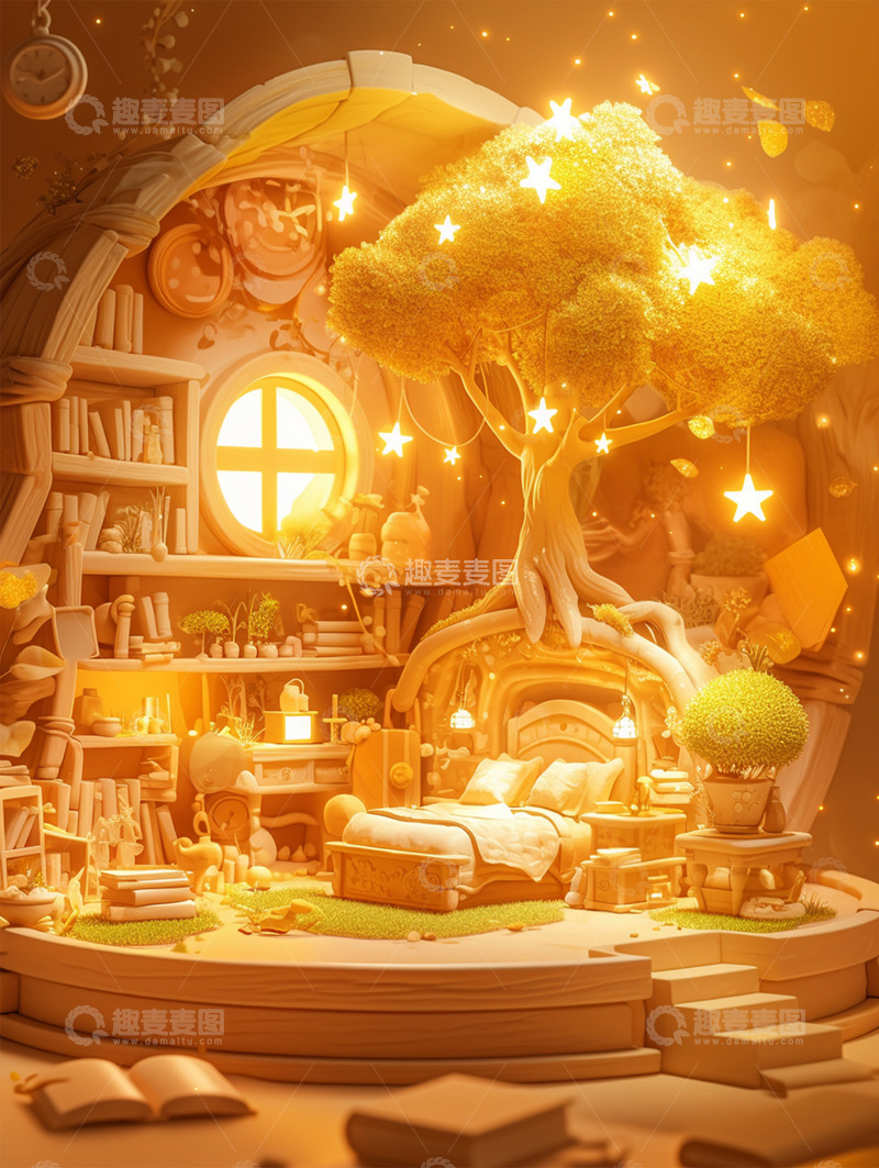 高清大图下载【趣麦麦图】唯美梦幻迷你小屋10