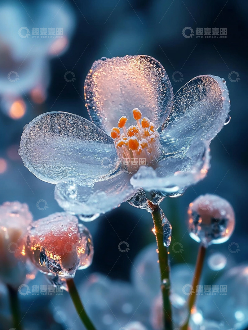 高清大图下载【趣麦麦图】唯美背景插画素材32