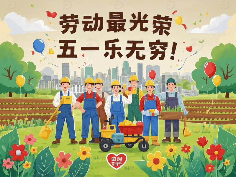 五一劳动节宣传海报