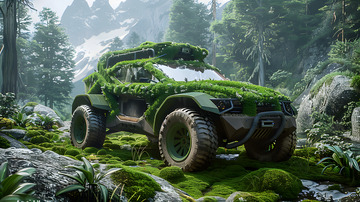 越野车SUV户外摄影