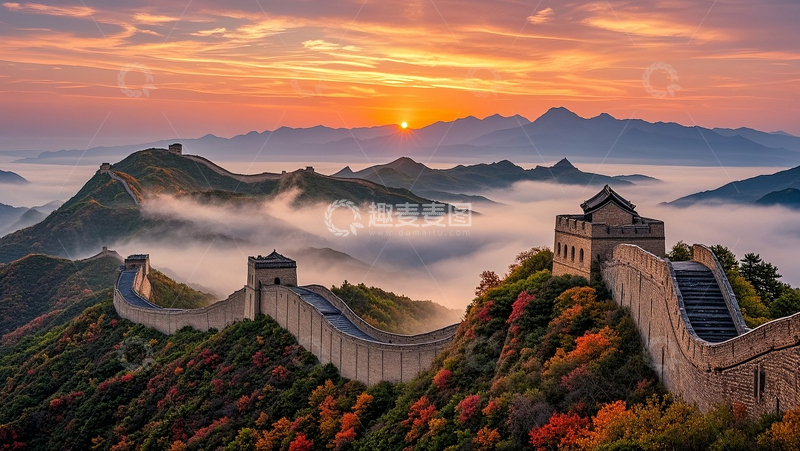 高清大图下载【趣麦麦图】黄山日出2