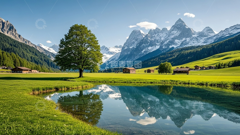高清大图下载【趣麦麦图】自然山川湖泊