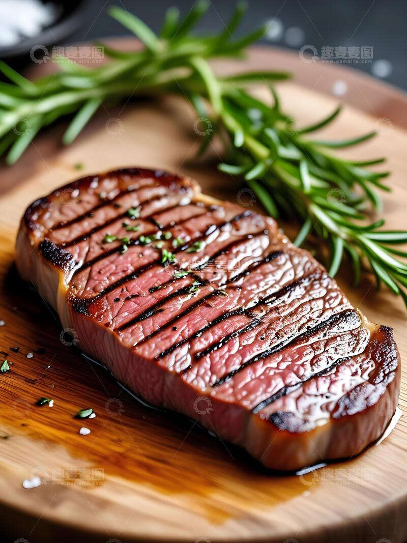 高清大图下载【趣麦麦图】创意杂志海鲜美食牛排牛肉广告摄影6