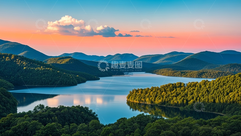 高清大图下载【趣麦麦图】山川湖泊8
