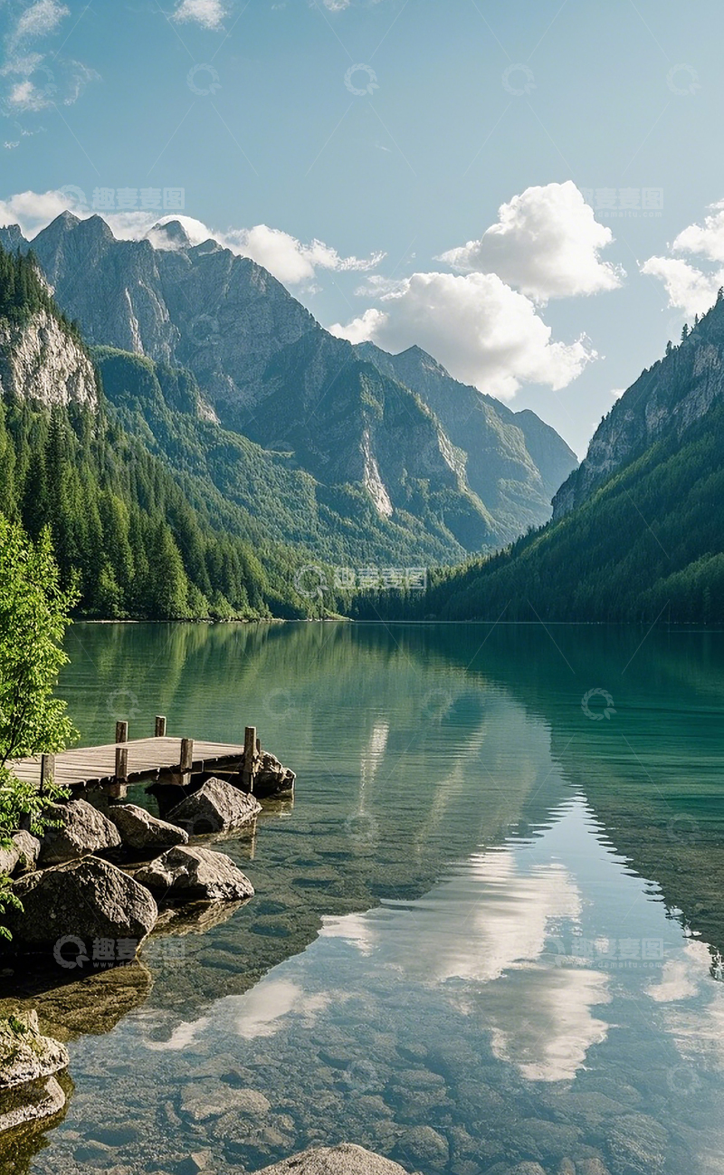 高清大图下载【趣麦麦图】山川湖泊4