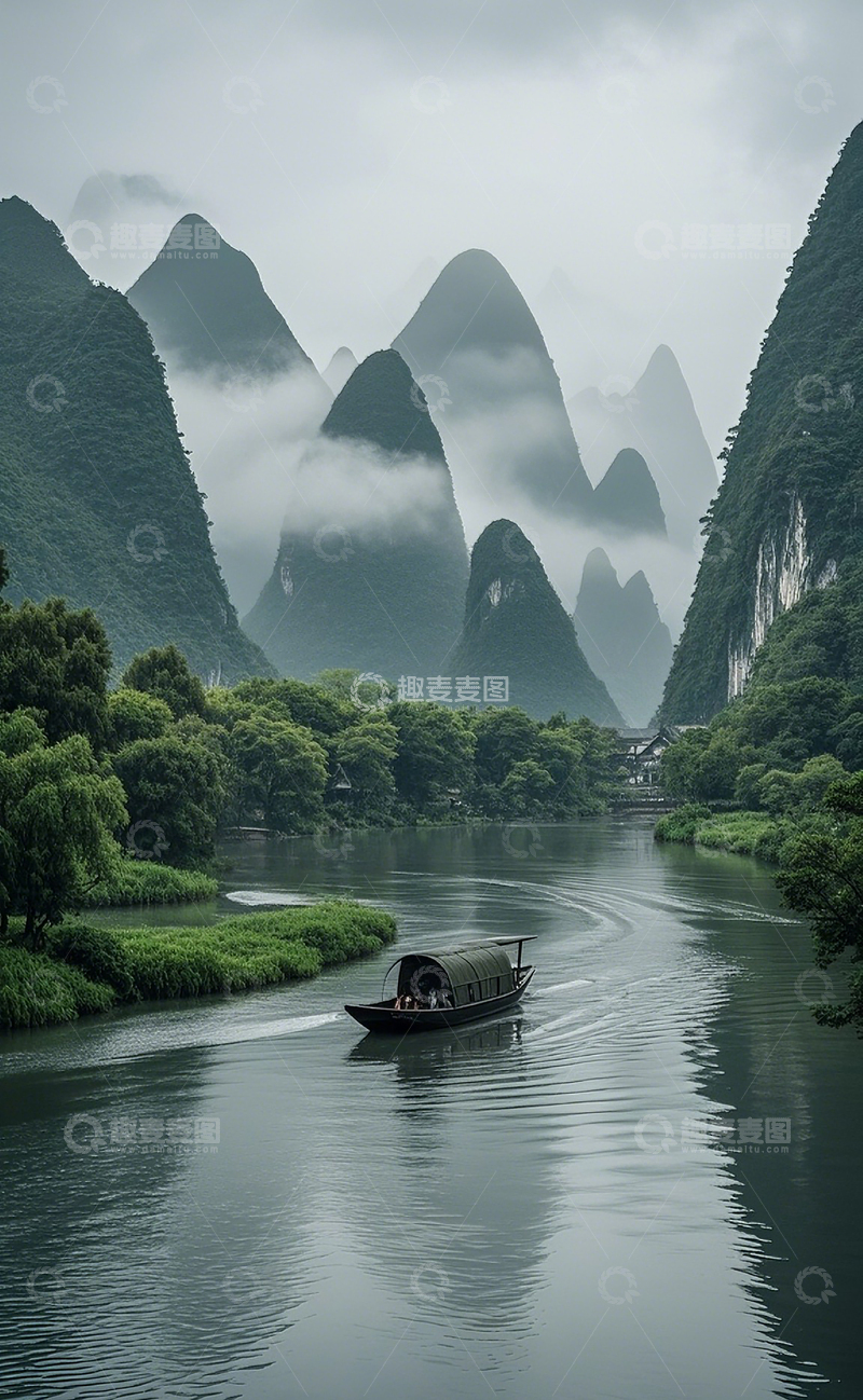 高清大图下载【趣麦麦图】桂林山水甲天下4