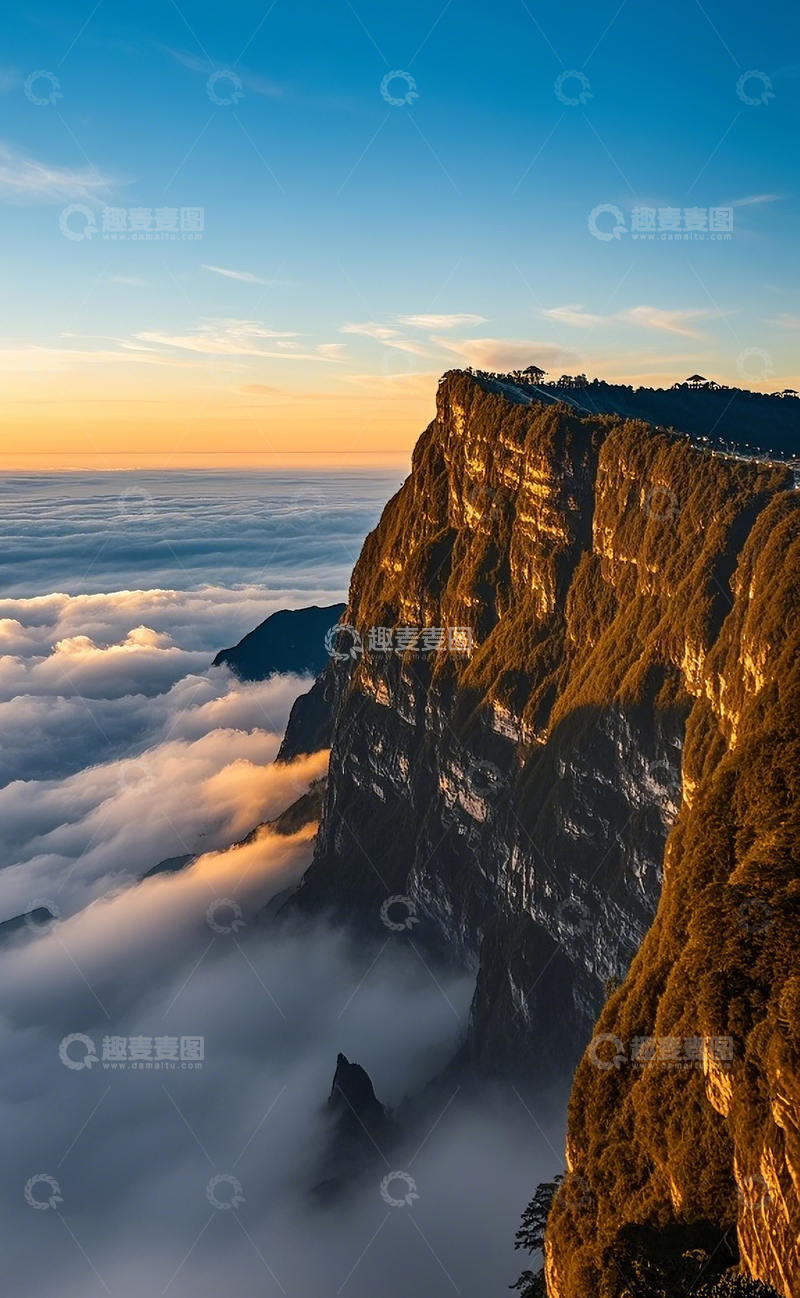高清大图下载【趣麦麦图】云雾山川1