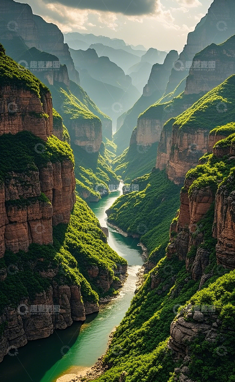 高清大图下载【趣麦麦图】南太行山峡谷2