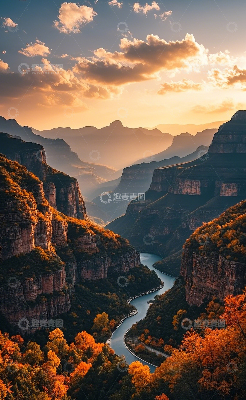 高清大图下载【趣麦麦图】峡谷风光1