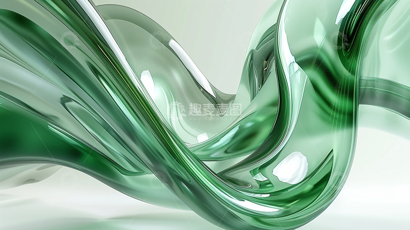 高清大图下载【趣麦麦图】绿色科技感背景3