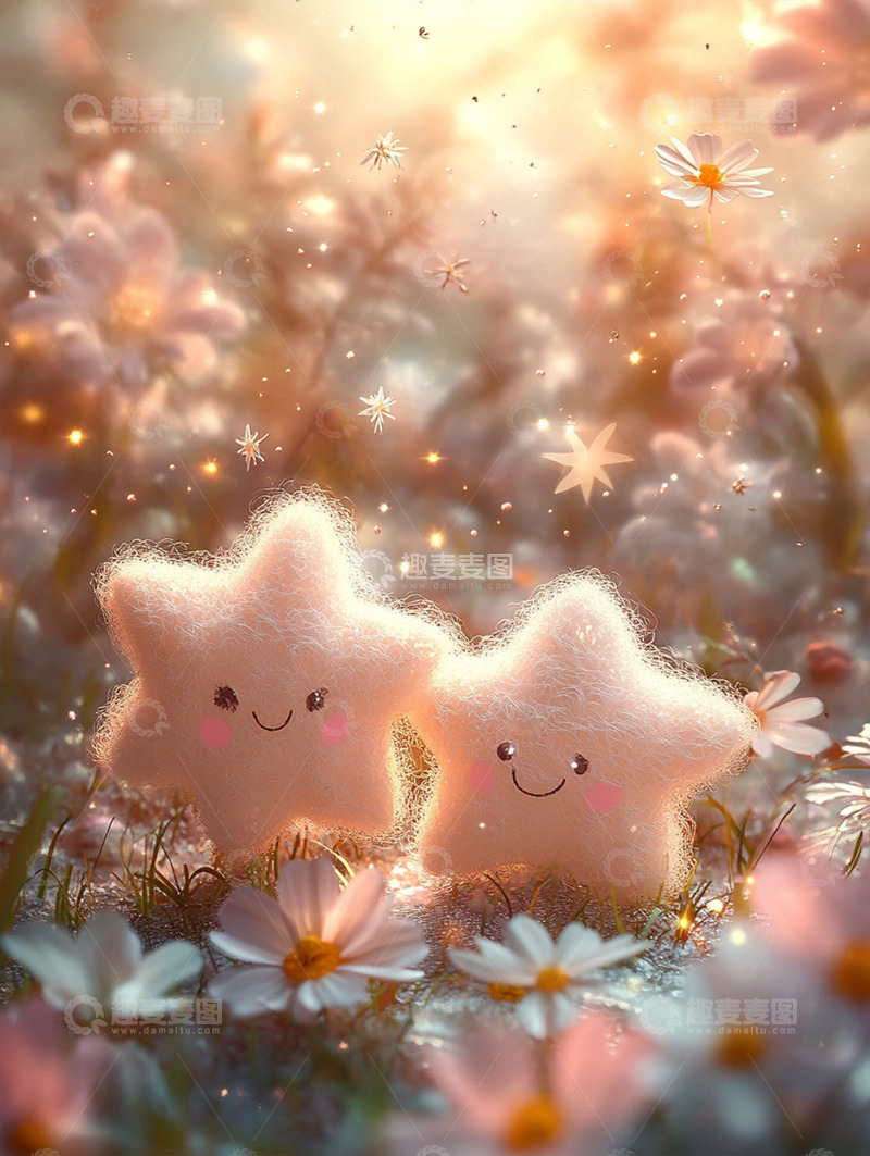 高清大图下载【趣麦麦图】唯美背景插画素材49