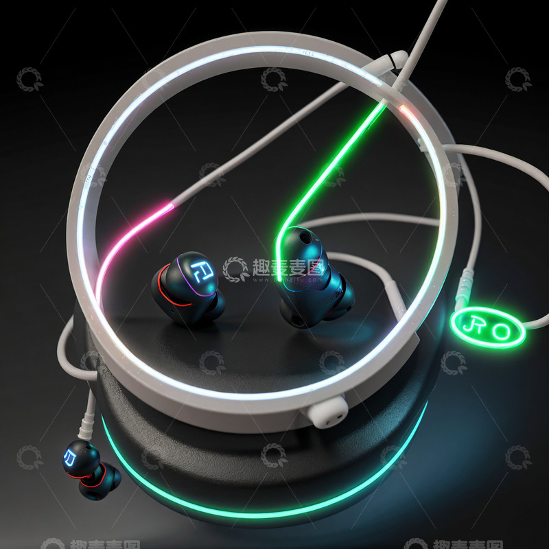 高清大图下载【趣麦麦图】电商耳机3