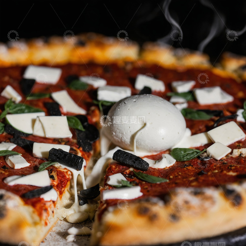 高清大图下载【趣麦麦图】那不勒斯披萨美食6