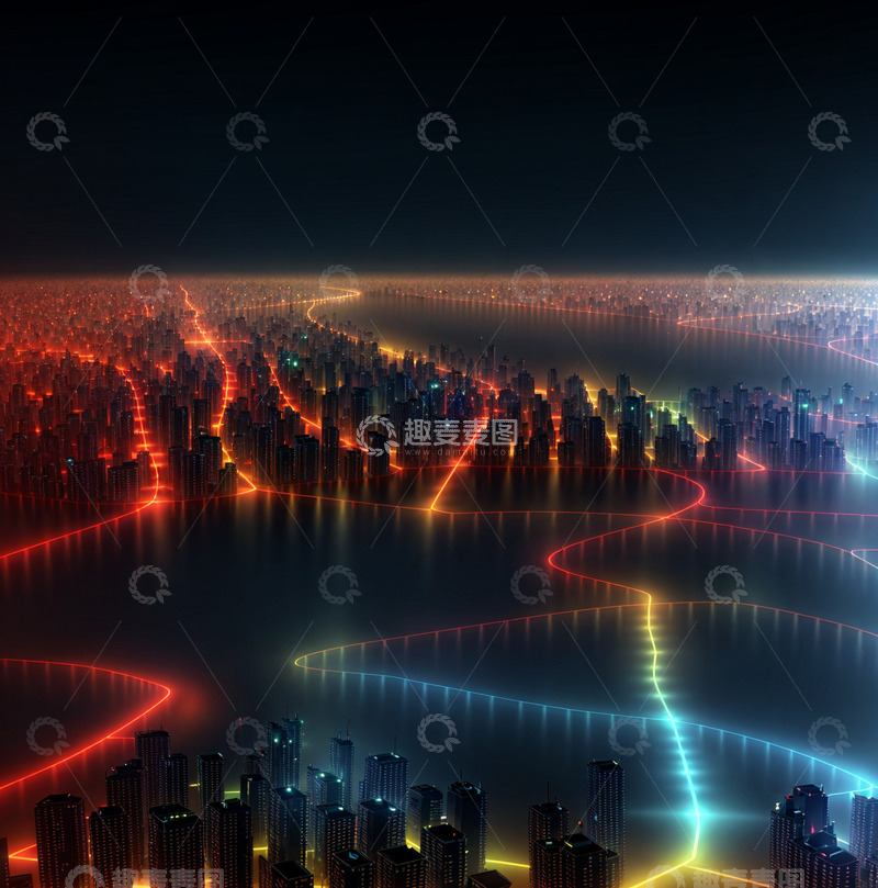 高清大图下载【趣麦麦图】赛博朋克城市15
