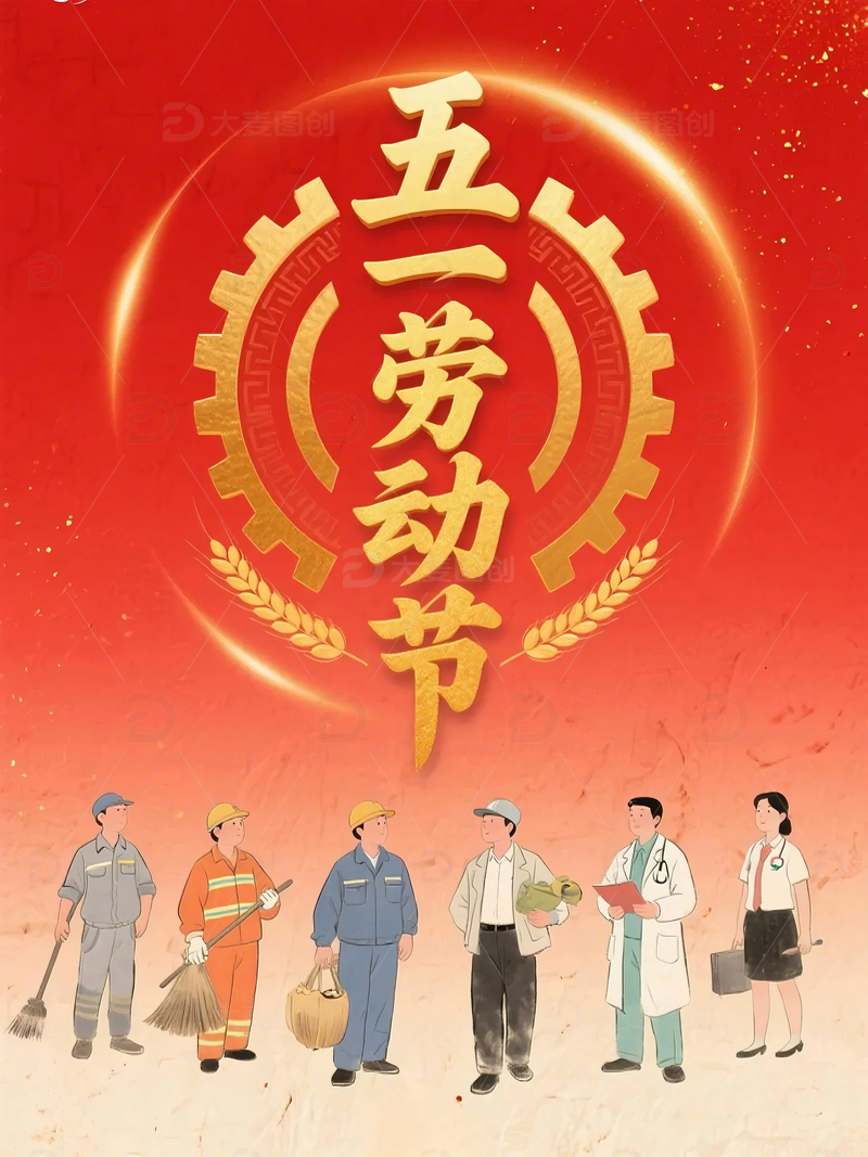 五一劳动节海报8
