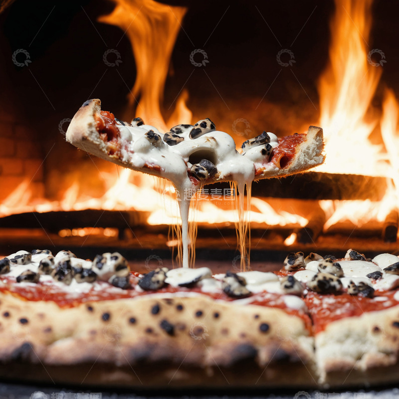 高清大图下载【趣麦麦图】那不勒斯披萨美食1