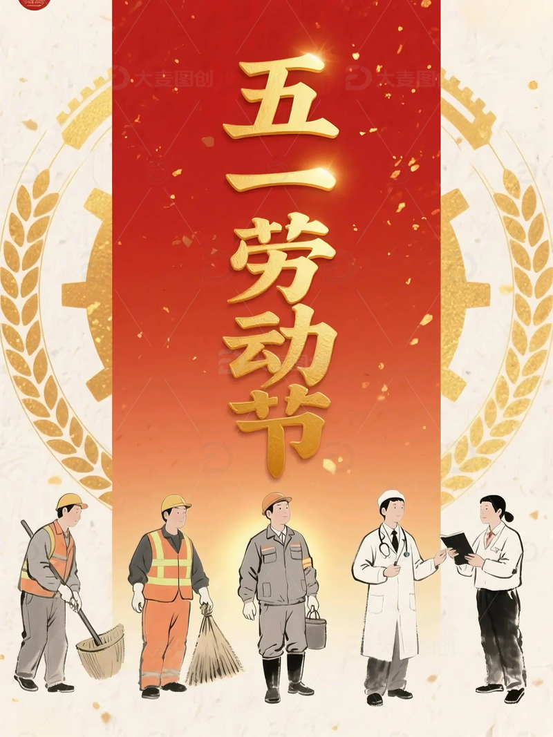 五一劳动节海报7