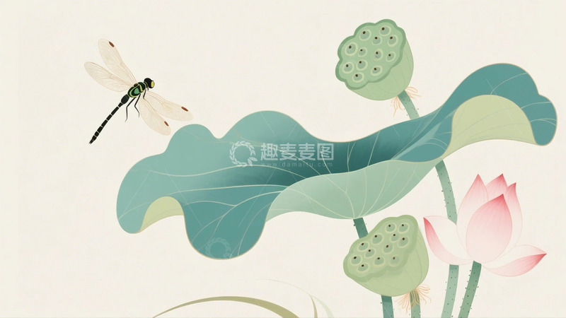 高清大图下载【趣麦麦图】夏天 荷叶 荷花5