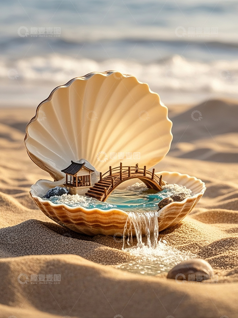 高清大图下载【趣麦麦图】贝壳里的世界