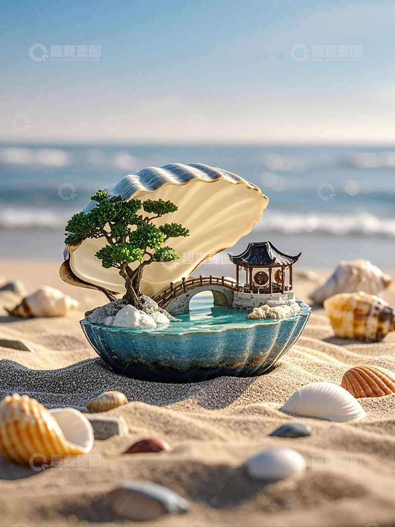 高清大图下载【趣麦麦图】贝壳里的世界1