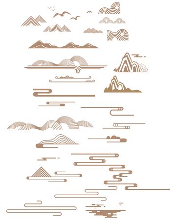 各种浮云,山形，小山