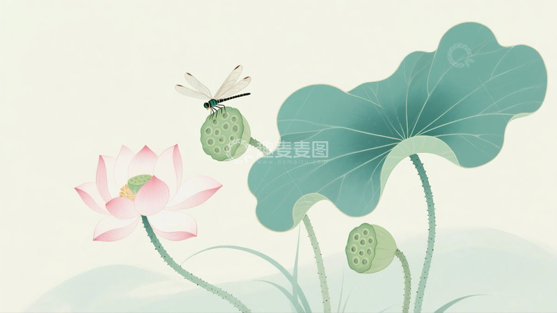 夏天 荷叶 荷花6