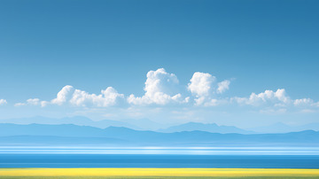 蓝天白云自然风光2