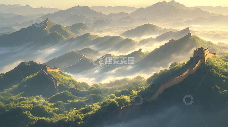 高清大图下载【趣麦麦图】旅游景点长城风景