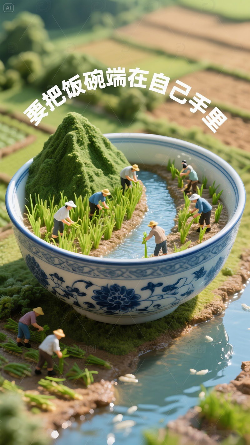 AIGC五一劳动节微缩场景图片3