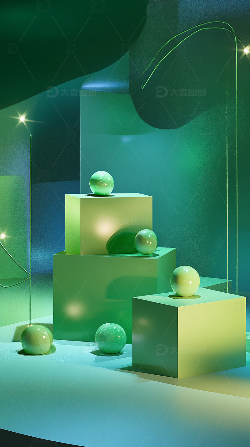 银河电商场景背景