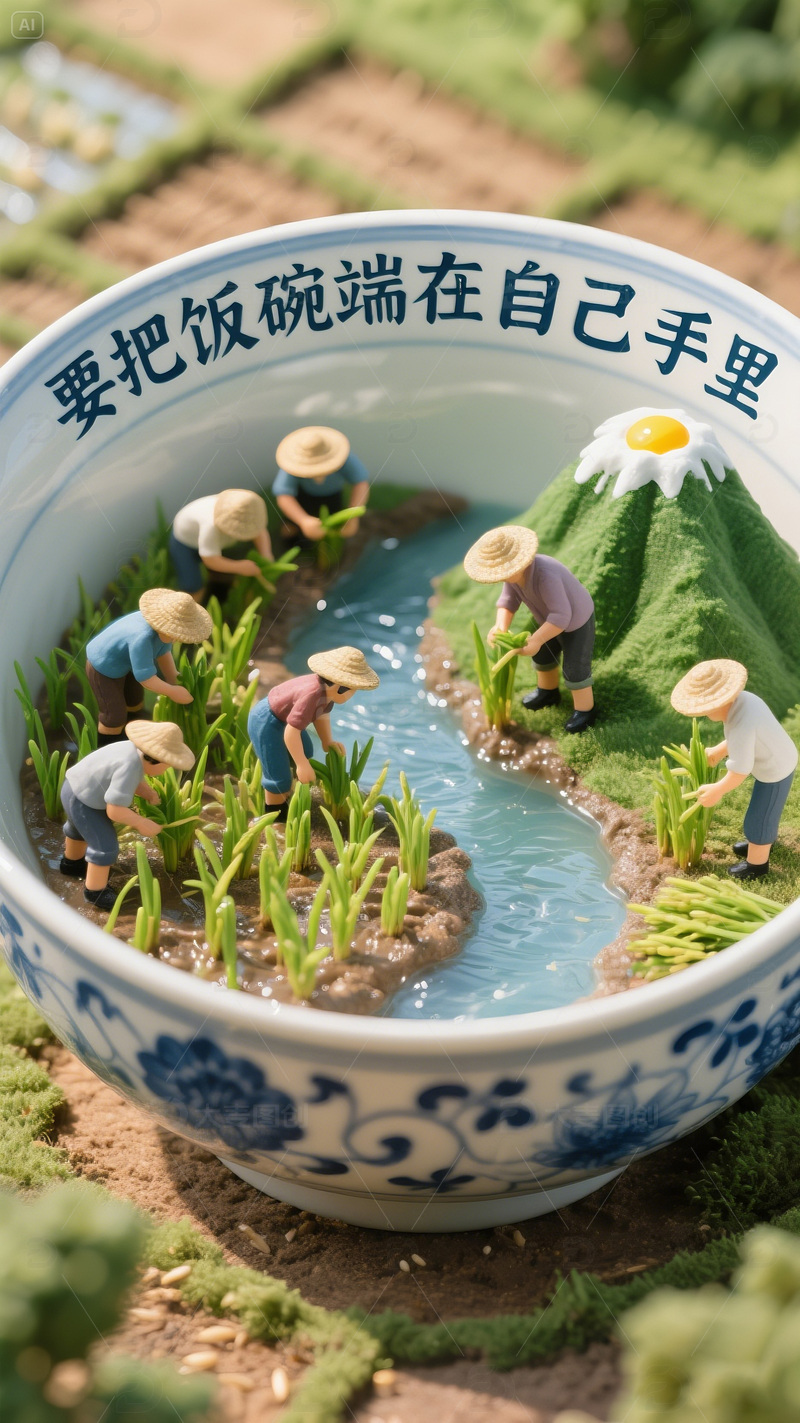 AIGC五一劳动节微缩场景图片2