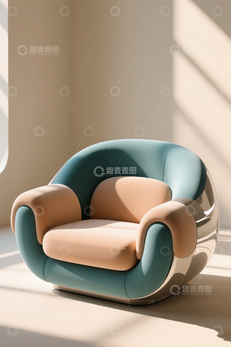 高清大图下载【趣麦麦图】有未来感的扶手椅